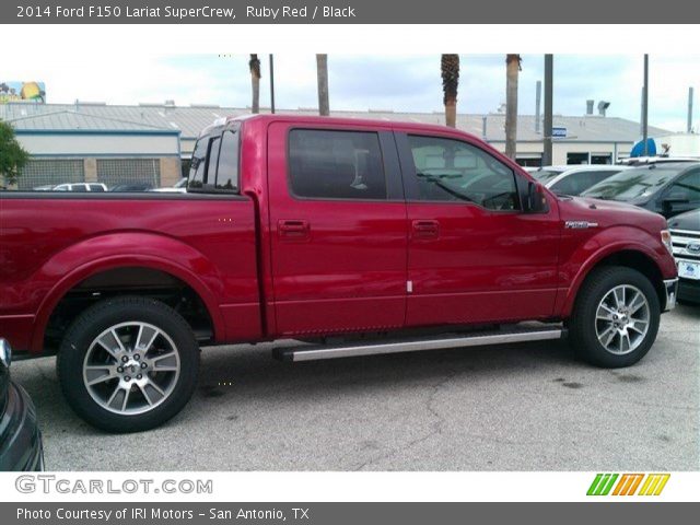 2014 Ford F150 Lariat SuperCrew in Ruby Red