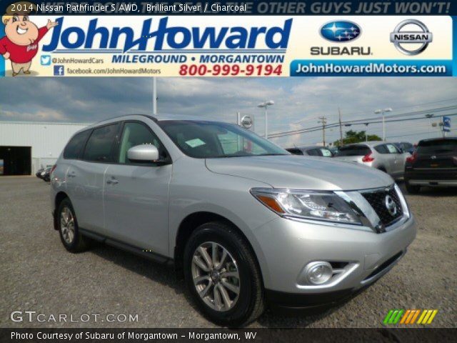 2014 Nissan Pathfinder S AWD in Brilliant Silver