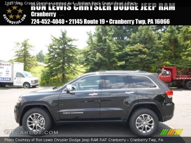 2015 Jeep Grand Cherokee Limited 4x4 in Brilliant Black Crystal Pearl