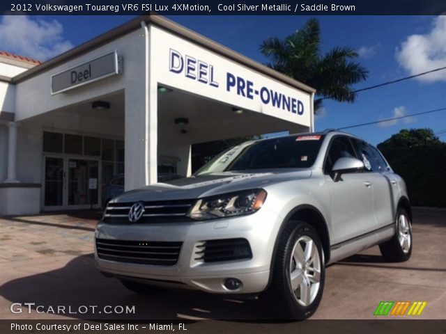 2012 Volkswagen Touareg VR6 FSI Lux 4XMotion in Cool Silver Metallic