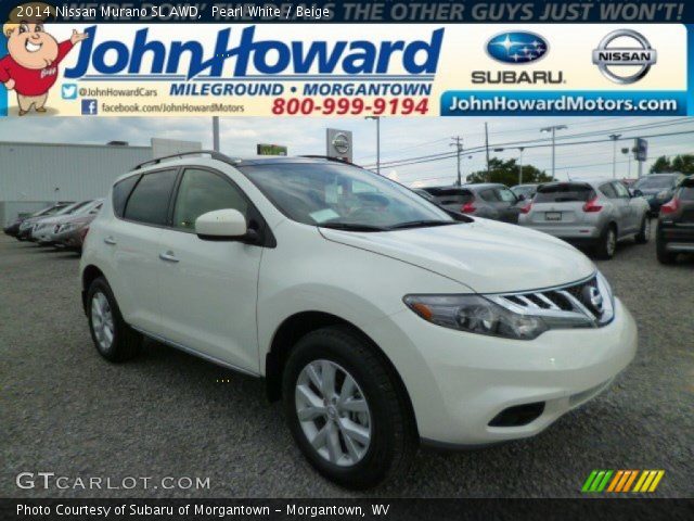 2014 Nissan Murano SL AWD in Pearl White