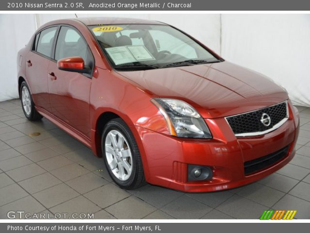 2010 Nissan Sentra 2.0 SR in Anodized Orange Metallic