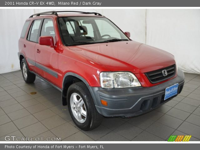 2001 Honda CR-V EX 4WD in Milano Red