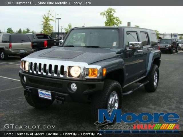 2007 Hummer H3  in Slate Blue Metallic