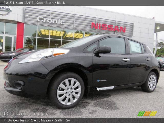 2015 Nissan LEAF S in Super Black
