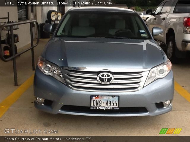 2011 Toyota Avalon Limited in Zephyr Blue Metallic