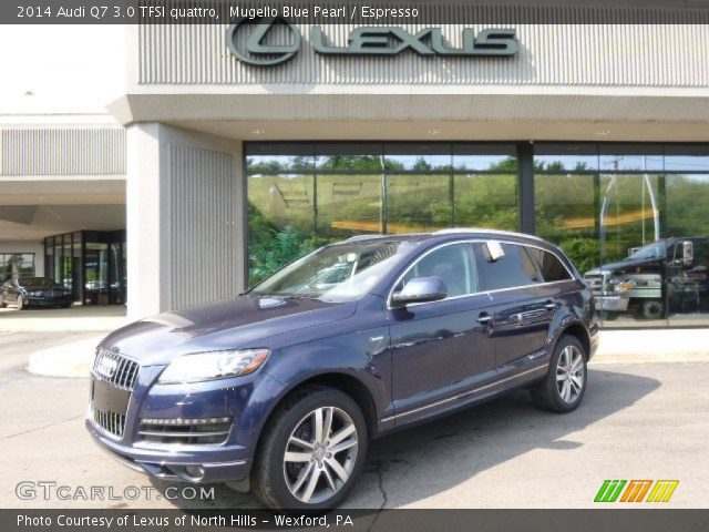 2014 Audi Q7 3.0 TFSI quattro in Mugello Blue Pearl