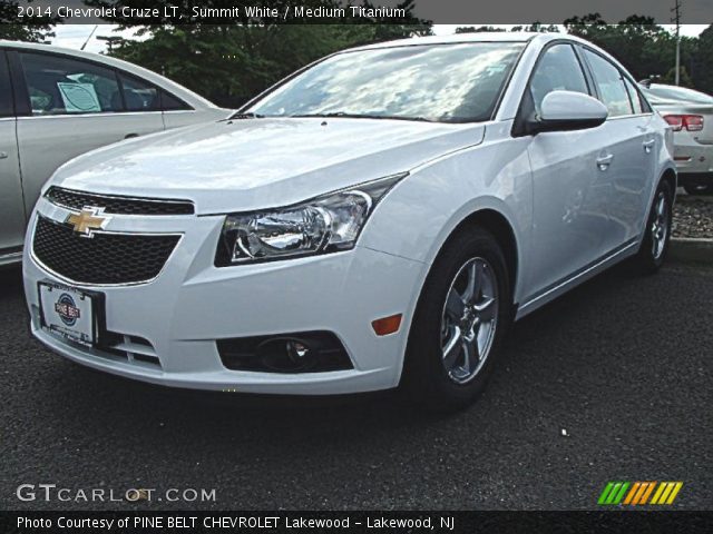 2014 Chevrolet Cruze LT in Summit White