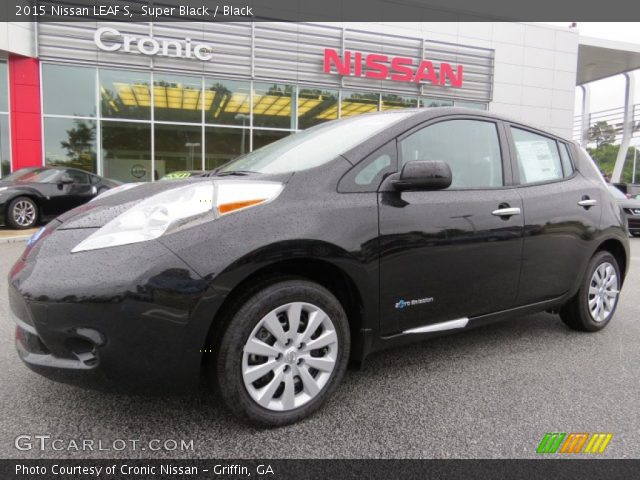 2015 Nissan LEAF S in Super Black