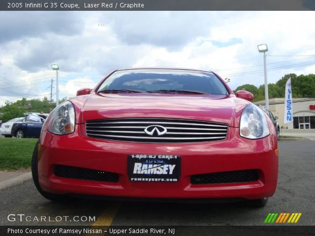 2005 Infiniti G 35 Coupe in Laser Red