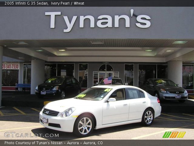 2005 Infiniti G 35 Sedan in Ivory Pearl