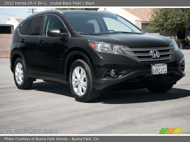 2012 Honda CR-V EX-L in Crystal Black Pearl