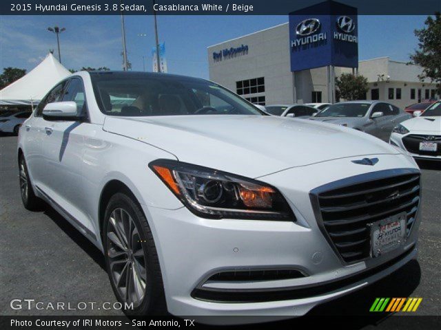 2015 Hyundai Genesis 3.8 Sedan in Casablanca White