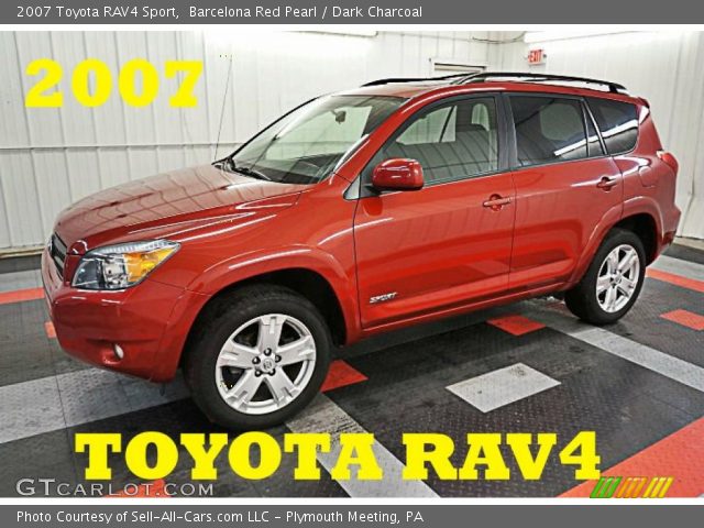 2007 Toyota RAV4 Sport in Barcelona Red Pearl