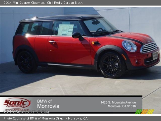 2014 Mini Cooper Clubman in Chili Red