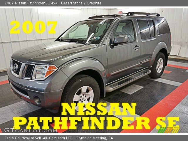 2007 Nissan Pathfinder SE 4x4 in Desert Stone