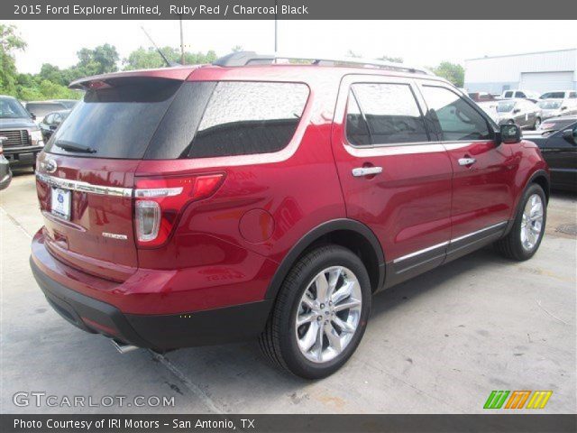 2015 Ford Explorer Limited in Ruby Red