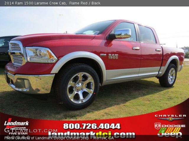 2014 Ram 1500 Laramie Crew Cab in Flame Red