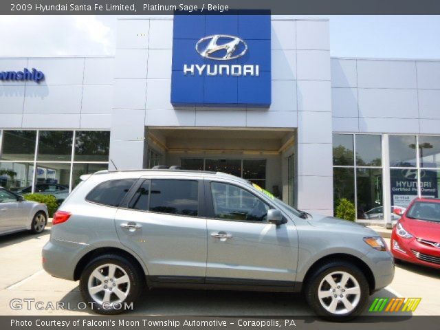 2009 Hyundai Santa Fe Limited in Platinum Sage