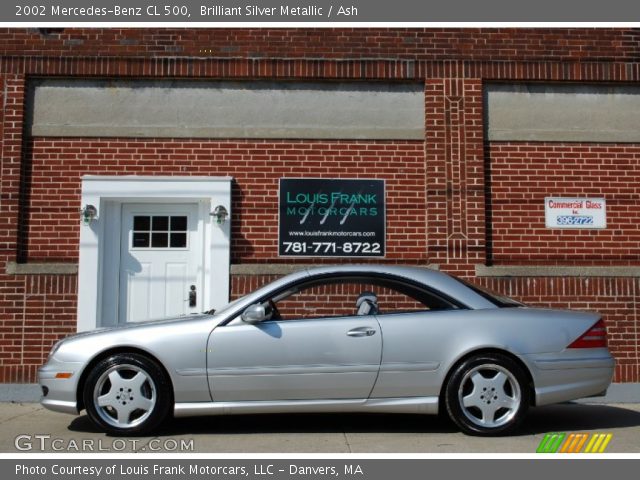 2002 Mercedes-Benz CL 500 in Brilliant Silver Metallic