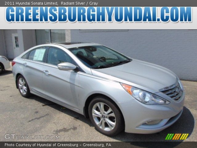 2011 Hyundai Sonata Limited in Radiant Silver