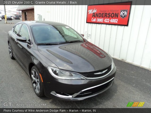 2015 Chrysler 200 C in Granite Crystal Metallic