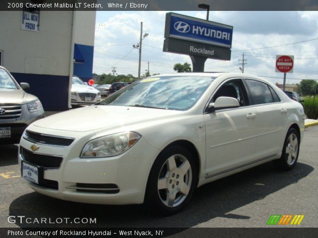 2008 Chevrolet Malibu LT Sedan in White