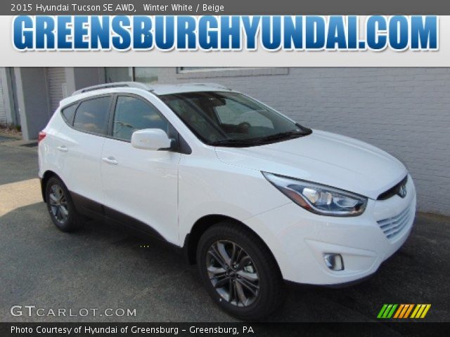 2015 Hyundai Tucson SE AWD in Winter White