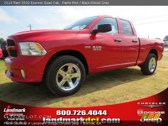 2014 Ram 1500 Express Quad Cab in Flame Red