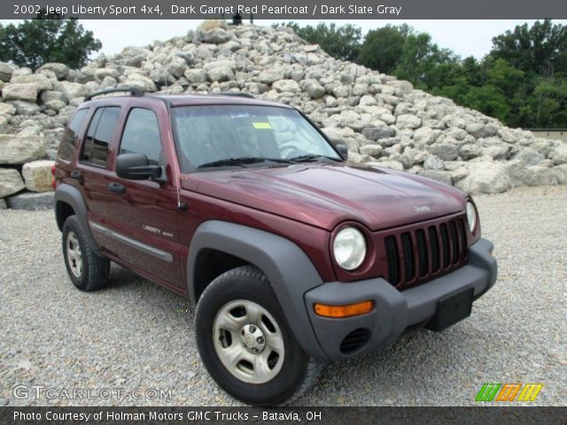 2002 Jeep Liberty Sport 4x4 in Dark Garnet Red Pearlcoat