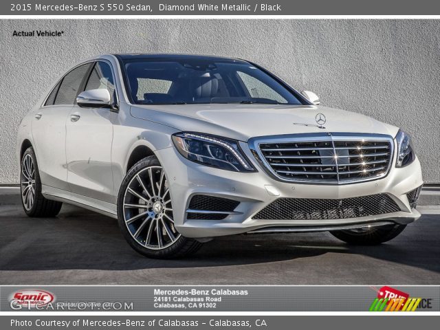 2015 Mercedes-Benz S 550 Sedan in Diamond White Metallic
