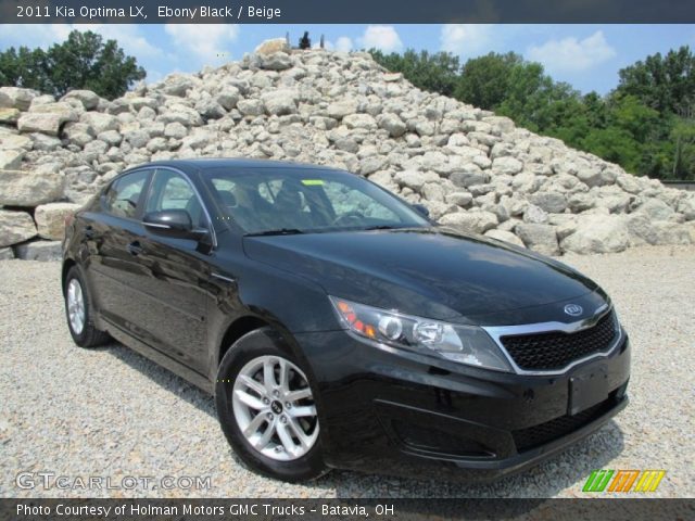 2011 Kia Optima LX in Ebony Black