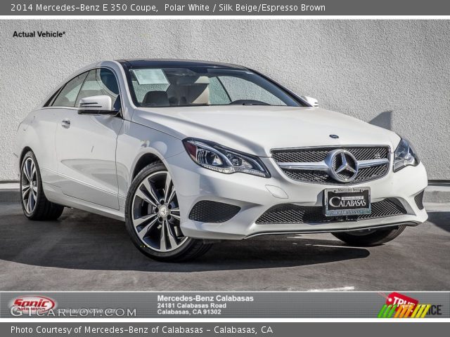 2014 Mercedes-Benz E 350 Coupe in Polar White