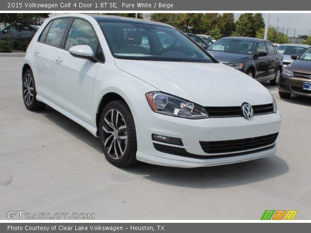 2015 Volkswagen Golf 4 Door 1.8T SE in Pure White