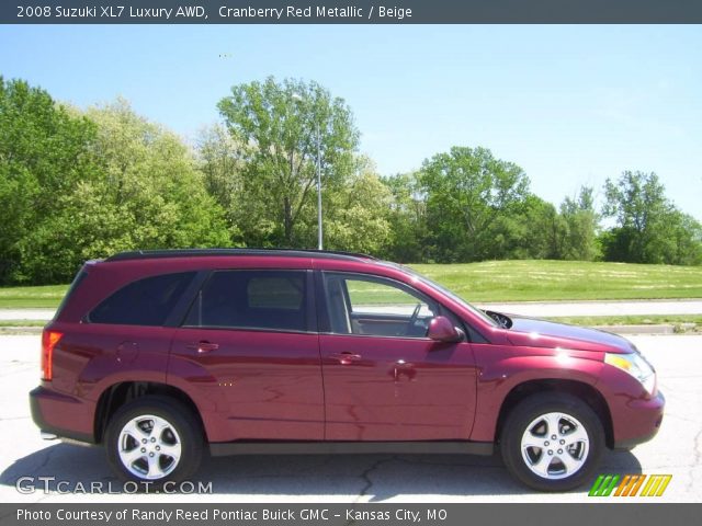 2008 Suzuki XL7 Luxury AWD in Cranberry Red Metallic