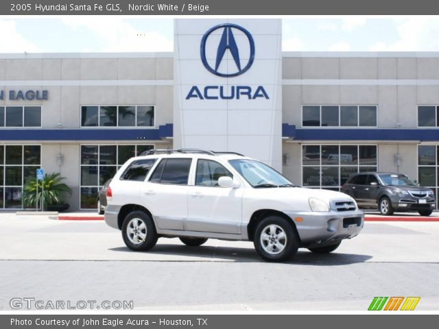 2005 Hyundai Santa Fe GLS in Nordic White