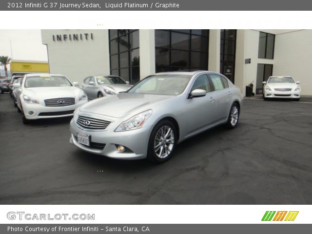 2012 Infiniti G 37 Journey Sedan in Liquid Platinum