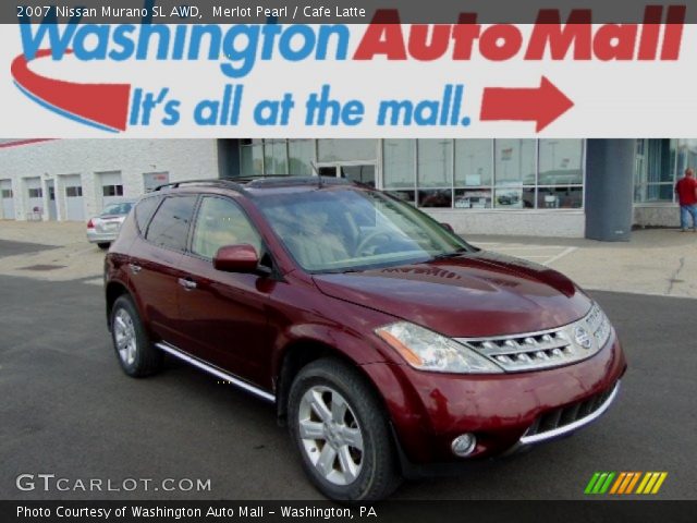 2007 Nissan Murano SL AWD in Merlot Pearl