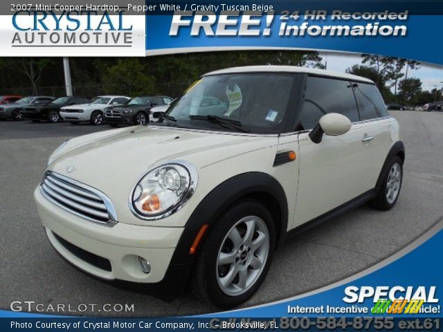 2007 Mini Cooper Hardtop in Pepper White