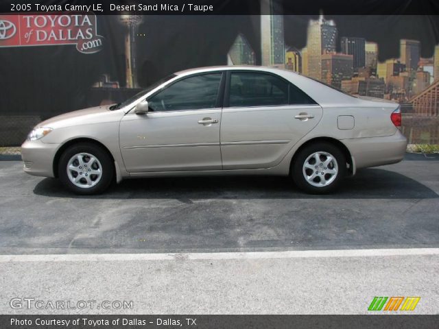 2005 Toyota Camry LE in Desert Sand Mica
