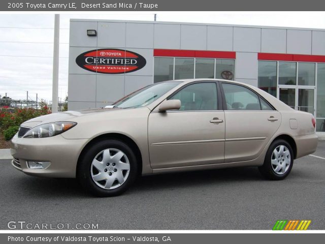 2005 Toyota Camry LE in Desert Sand Mica