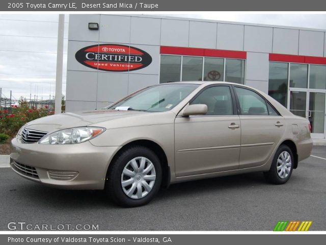 2005 Toyota Camry LE in Desert Sand Mica