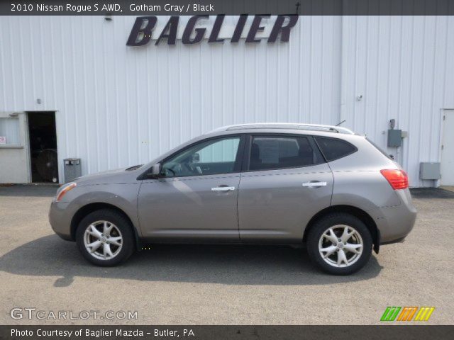 2010 Nissan Rogue S AWD in Gotham Gray
