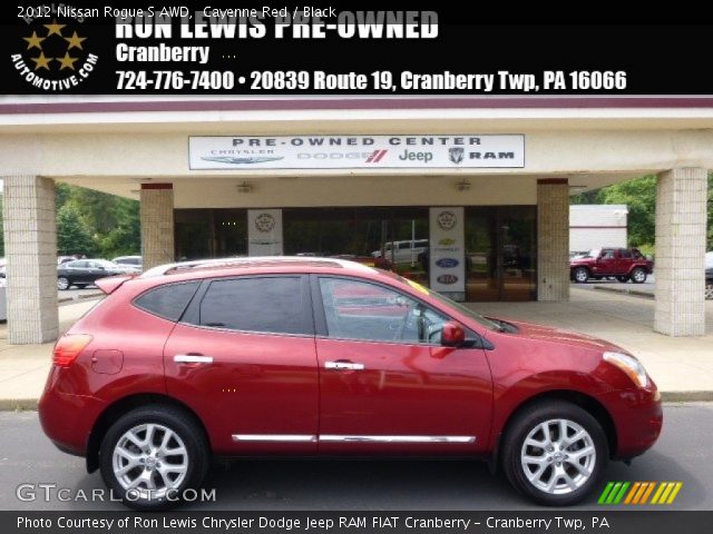 2012 Nissan Rogue S AWD in Cayenne Red