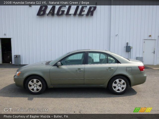 2008 Hyundai Sonata GLS V6 in Natural Khaki Green