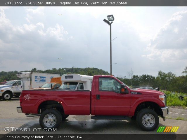 2015 Ford F250 Super Duty XL Regular Cab 4x4 in Vermillion Red
