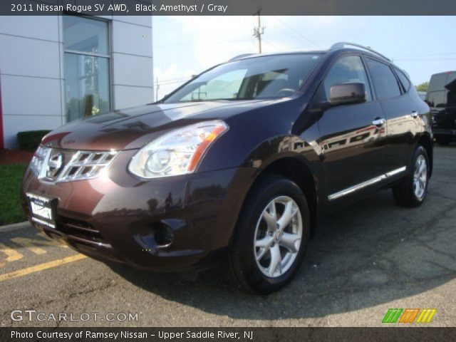 2011 Nissan Rogue SV AWD in Black Amethyst