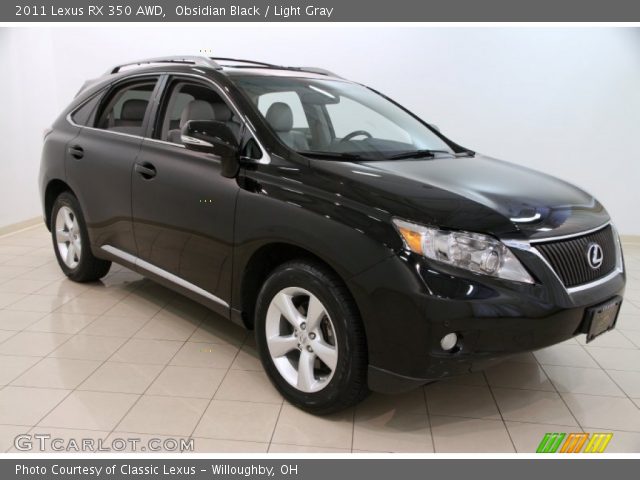 2011 Lexus RX 350 AWD in Obsidian Black