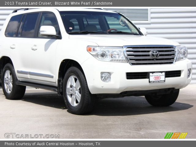 2013 Toyota Land Cruiser  in Blizzard White Pearl