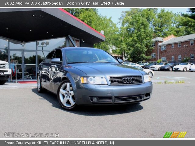2002 Audi A4 3.0 quattro Sedan in Dolphin Grey Pearl Effect